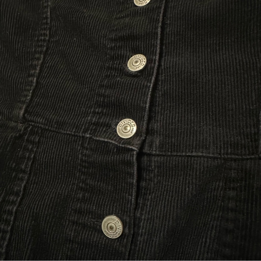 H&M Black Button-Front Mini Dress - Picture 3 of 4